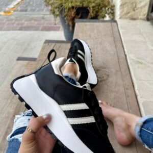 TP1030 TENIS PLATAFORMA NEGRO-LATE