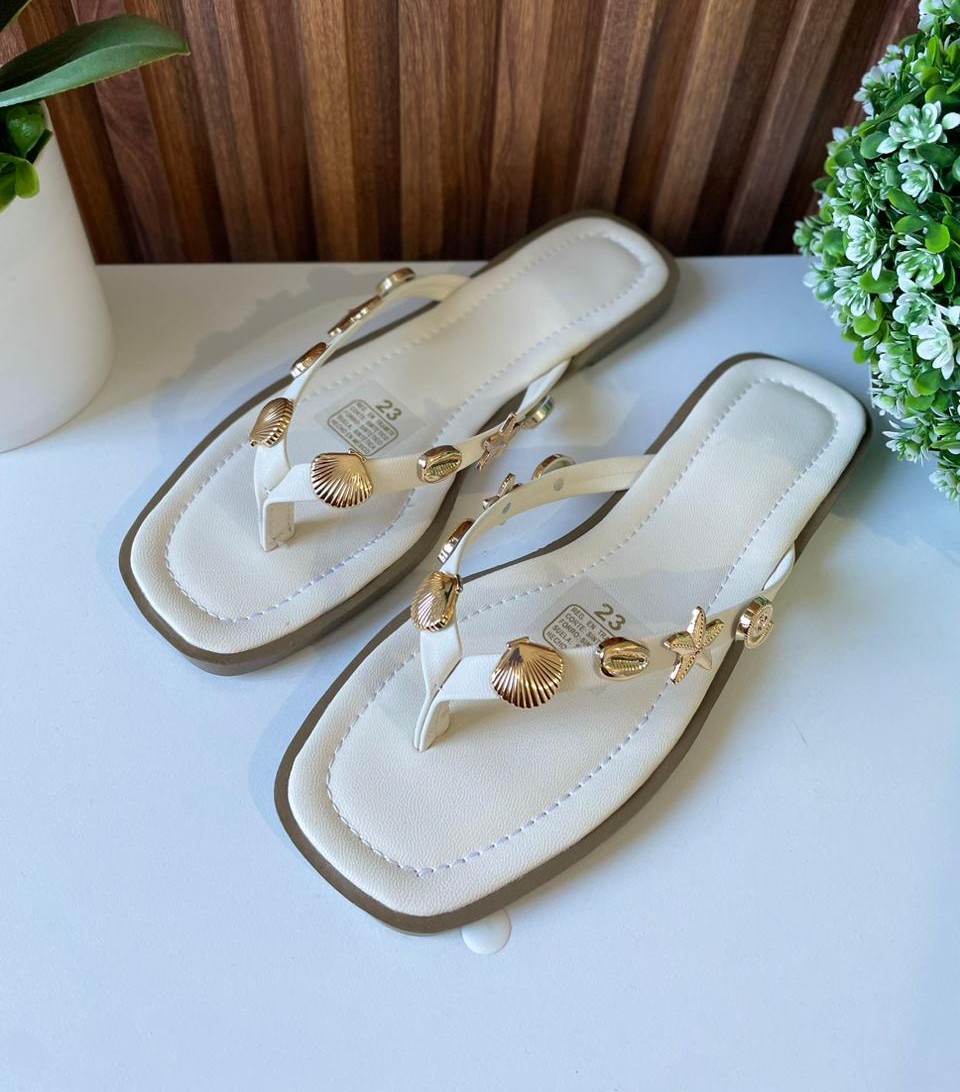 S977 SANDALIA LATTE BASICA HERRAJES DE MAR