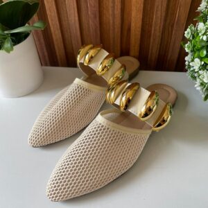 F222 FLAT LATTE DE MALLA CON HERRAJES