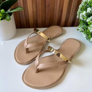 S1048 SANDALIA MAQUILLAJE DOS TIRAS CON HERRAJE LARGO