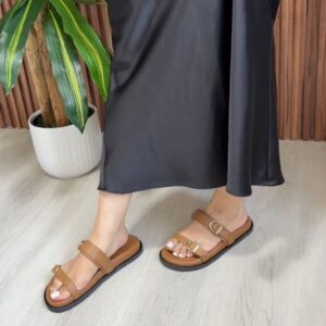 S1059 SAND CAMEL DOBLE HEBILLA