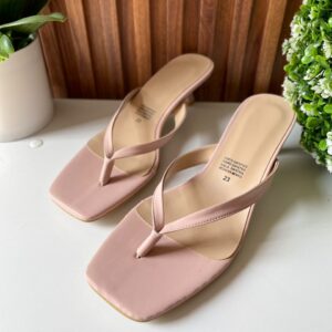 T164 TACON ROSA DE DOBLE TIRA 6CM