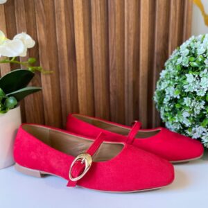 F260 FLAT ROJO PIEL DE DURAZNO