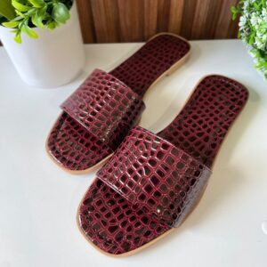S1094 SANDALIA VINO CHAROL SERPIENTE