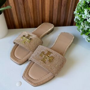 S1097 SANDALIA MAQUILLAJE DUPE TORY BURCH BRILLOSA