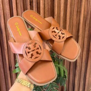 S1136 SANDALIA CAFE SENCILLA DISEÑO TORY BURCH