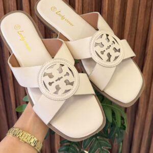 S1137 SANDALIA BEIGE SENCILLA DISEÑO TORY BURCH