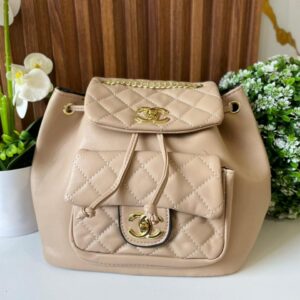 STX135 MOCHILA CHANEL CON BOLSITA ENFRENTE