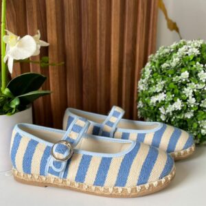 F325 FLAT BLANCO/AZUL SUELA YUTE