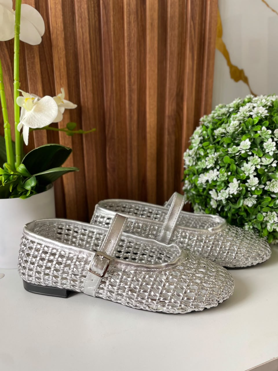 F333 FLAT PLATA TRENZADO