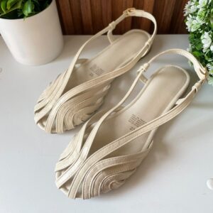 S1187 SANDALIA LATTE DE TIRAS SUJETADOR EN TOBILLO